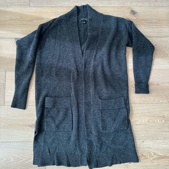 Ann Taylor Charcoal Cardigan, XS - Picture 2 of 5